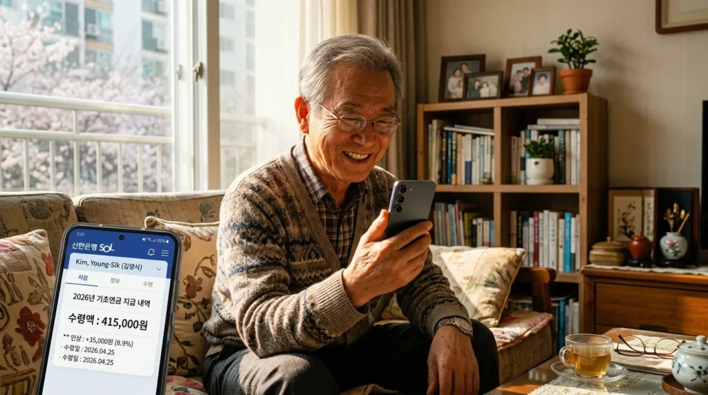 2026년 기초연금 인상액 및 지급액 결정 구조