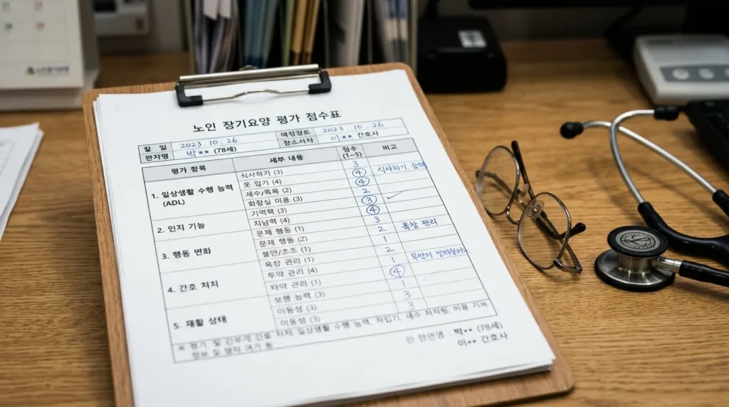 영역별 등급 판정 점수표 상세 분석: 52가지 항목의 비밀