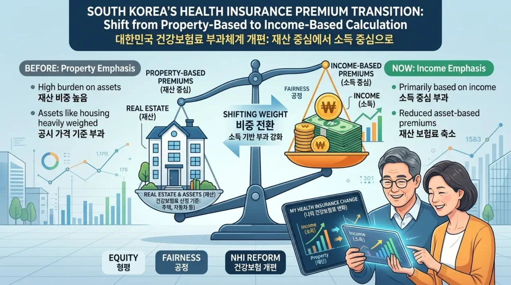 2026년 건강보험료 개편의 핵심 방향과 소득 중심 부과 체계