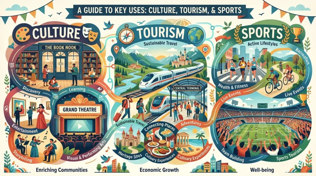 분야별 핵심 사용처 가이드: 문화, 관광, 체육의 모든 것