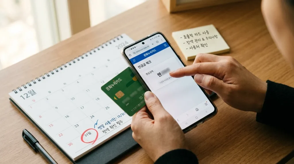 효율적인 카드 사용법과 주의사항 및 연말 잔액 관리