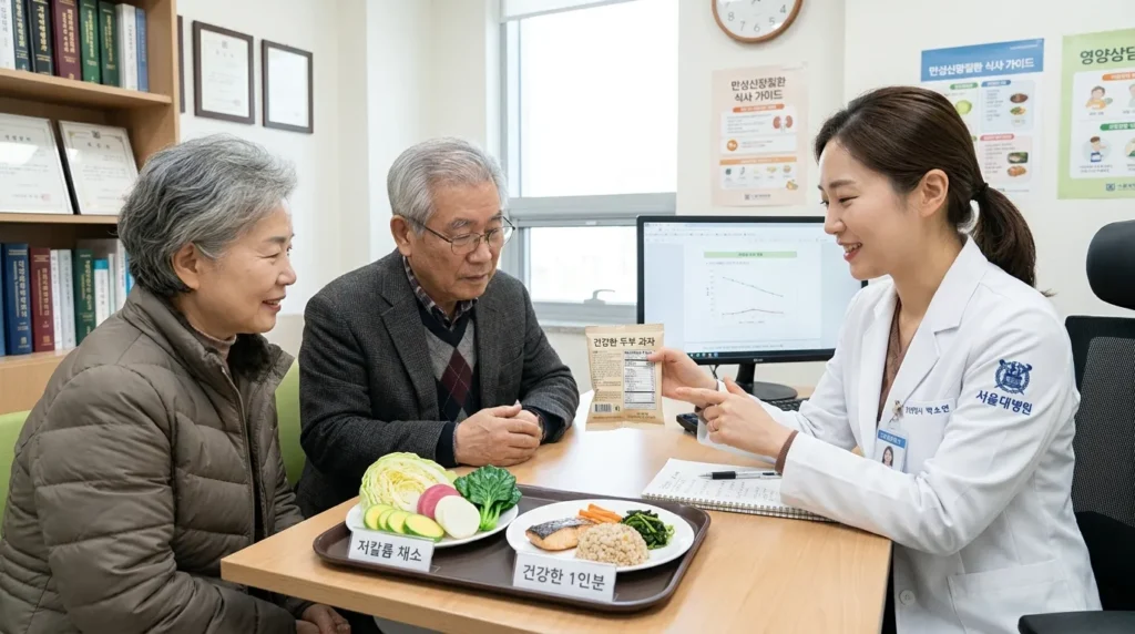 만성 신장질환자를 위한 단백질 및 전해질 관리