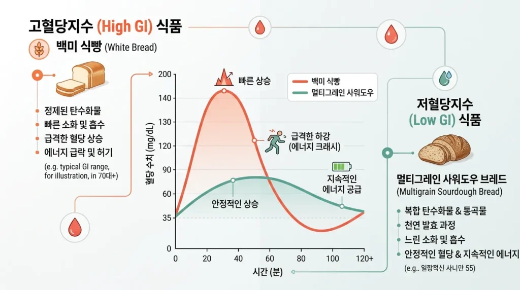 혈당 스파이크 방지를 위한 당부하지수 관리