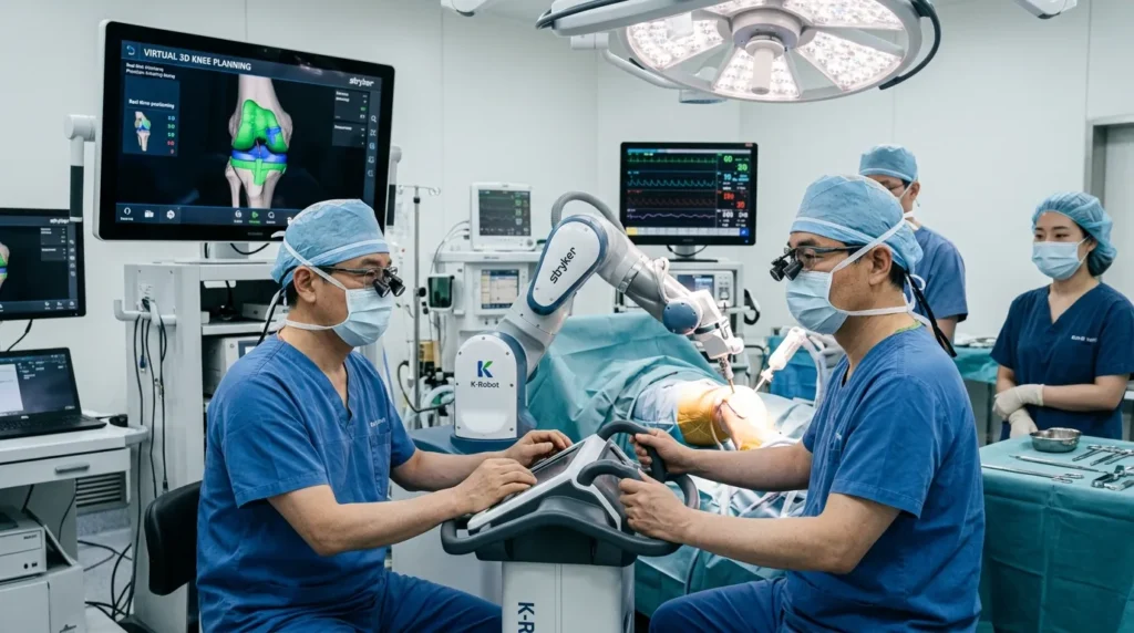 로봇 인공관절 수술의 정확도와 빠른 회복 시스템