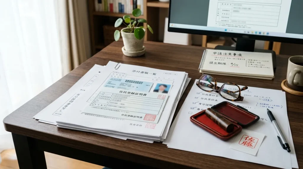 성공적인 신청을 위한 준비 서류와 주의사항