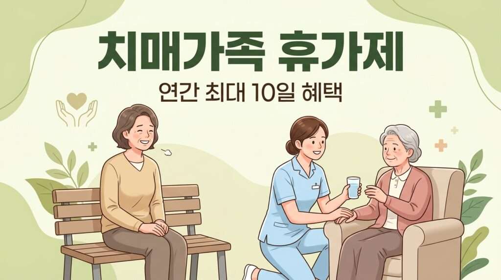 치매가족 휴가제 10일 전면 확대 및 단기보호 신청 방법 안내