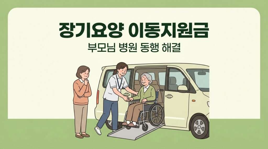 장기요양 5등급 병원 동행 및 휠체어 특장차 이동지원 서비스 안내