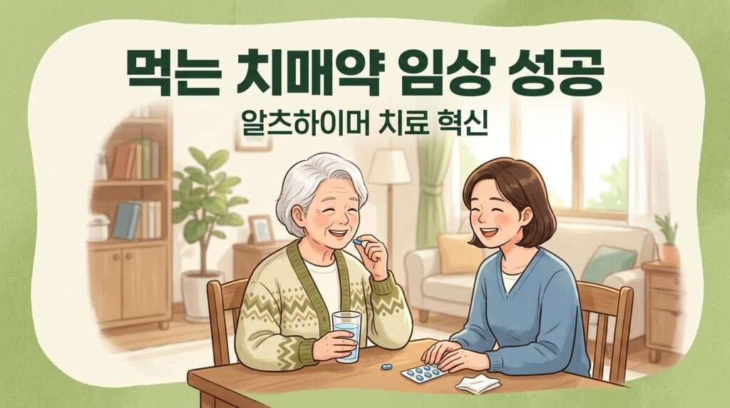 경구용 치매 신약 알츠하이머 치료제 임상 3상 성공 혜택 안내